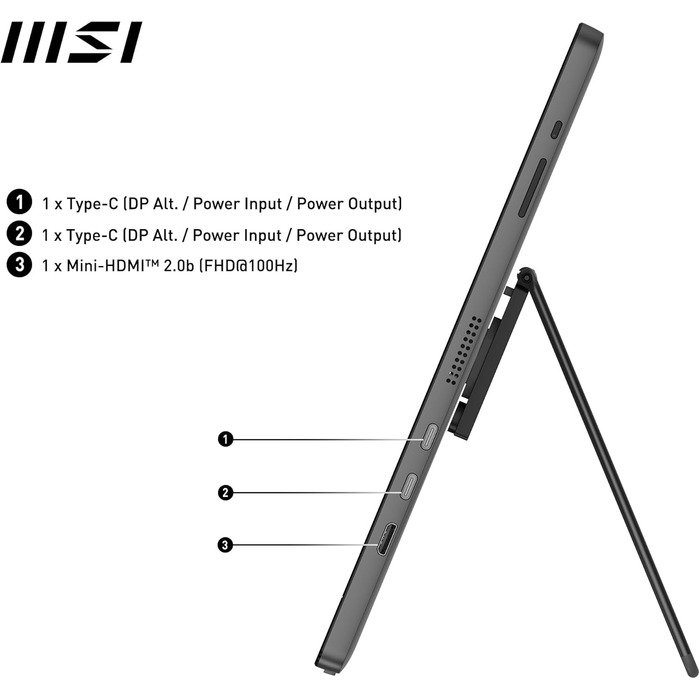 Портативний монітор MSI PRO MP161 E2U 15.6