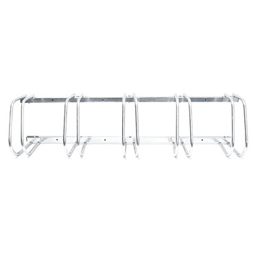 Relaxdays Bicycle Stand for 5 Bicycles, Steel, 130cm