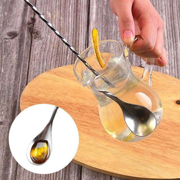 Набір з 4 коктейльних ложок Barlöffel, 30 см, нержавіюча сталь, для Мартіні, лате макіато та шейкерів