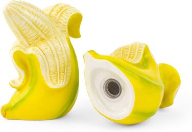 Banana Romance Salt & Pepper Shakers, Salt and Pepper Shaker Set in Banana Shape, 2 Pieces