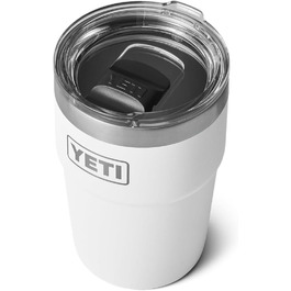YETI Rambler Stackable Cup with MagSlider Lid - White, 16 oz
