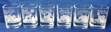 Набір стопок для горілки Art-Glass Myśliwskie, прозорі, 50 мл, 6 шт.