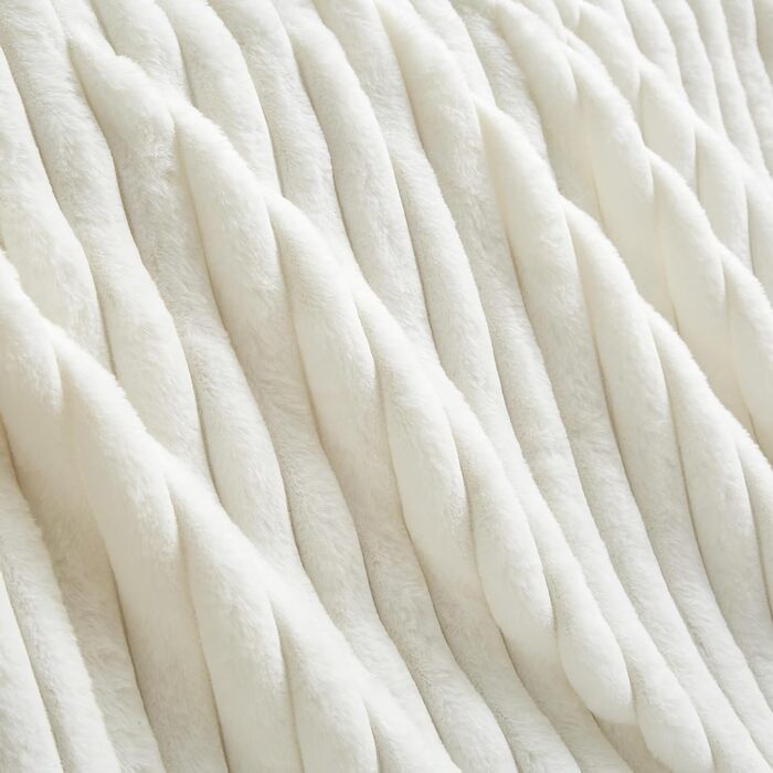 Плюшевий м'який плед Luofanfei 180x200 см, салатовий, велюровий, з ефектом бульбашок, теплий, з флісу, для ліжка, дивана, кімнати