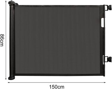 Вольєр для цуценят 8-секційний, вольєр для вигулу собак з захисним тентом, гнучкий та складаний вольєр для собак, вольєр для цуценят, кроликів та дрібних тварин - 80*60 см (8 шт.), 80*60 см (8 шт.), (86*150 см - чорний)