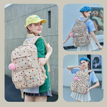 Шкільний рюкзак для дівчинки-підлітка з кордом, 2-камерний | Lmwzh