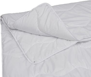 FAM Home Duvet 135x200 4 Seasons Washable | Stepped Duvet with 2 Separate Duvets | Comforter Anti-Allergic for Allergy Sufferers | Summer Blanket and Autumn Blanket 200 x 135 cm 4 Seasons Duvet