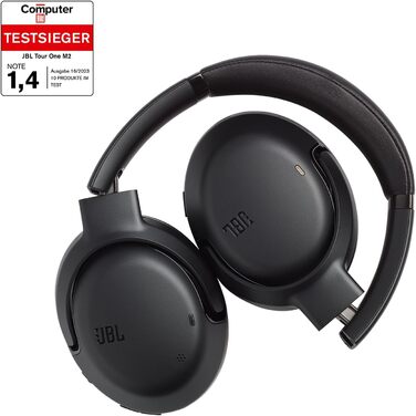 Навушники JBL Tour One M2 – Бездротові, Over-Ear з ANC – Чорний (до 40 годин)