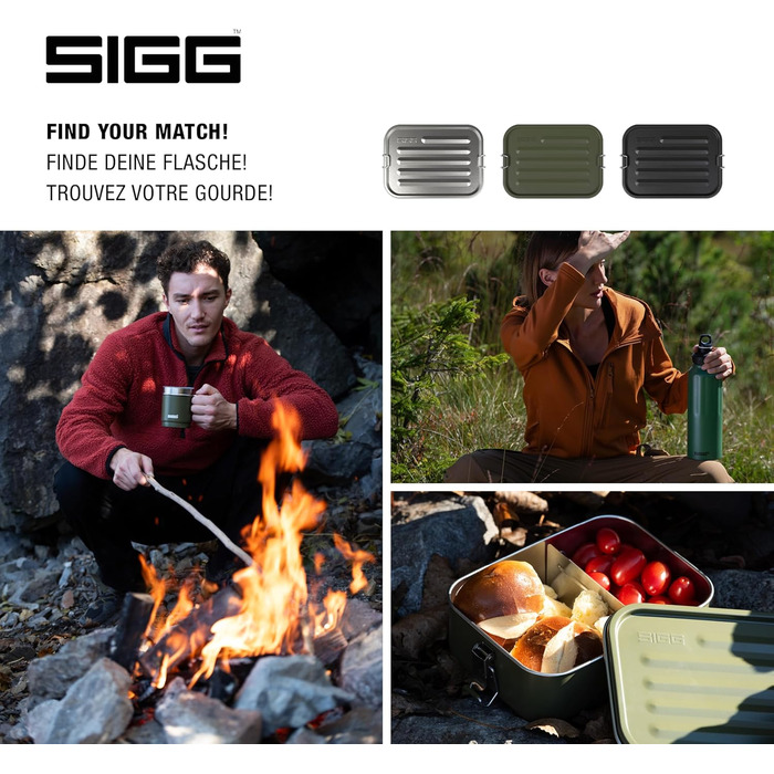 SIGG Gemstone — герметична ланчбокс із нержавіючої сталі 18/8 для офісу, школи та подорожей