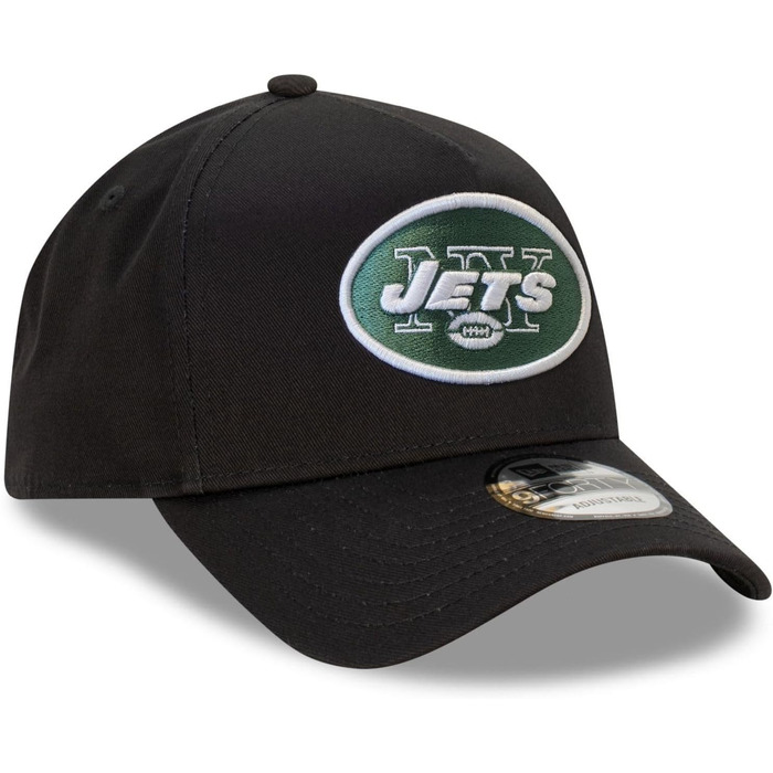 Кепка New Era NFL New York Jets 9Forty A-Frame чорна, оригінальна бейсболка