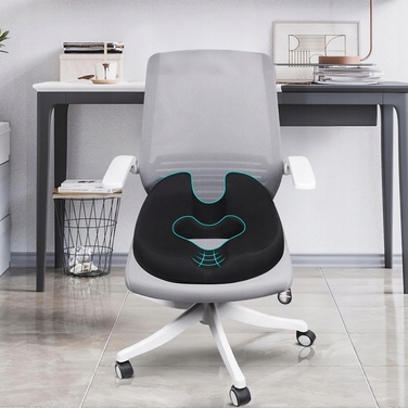 Ергономічна ортопедична подушка для сидіння з ефектом пам'яті (Memory Foam)