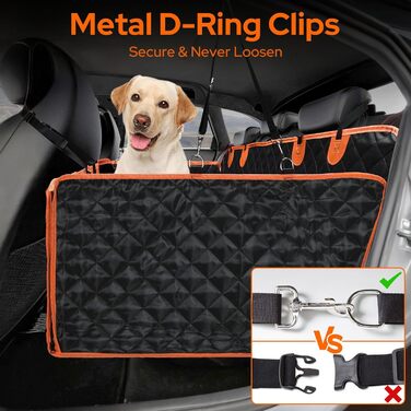 Водонепроникний килимок для собак у багажник авто, універсальний, з металевим кліпом