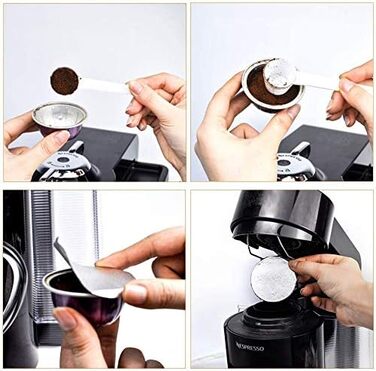 CAPMESSO Reusable VertuoLine Capsule Lid - Compatible with VertuoLine Espresso Machine Coffee Pads - 64 mm (200 / Pack)