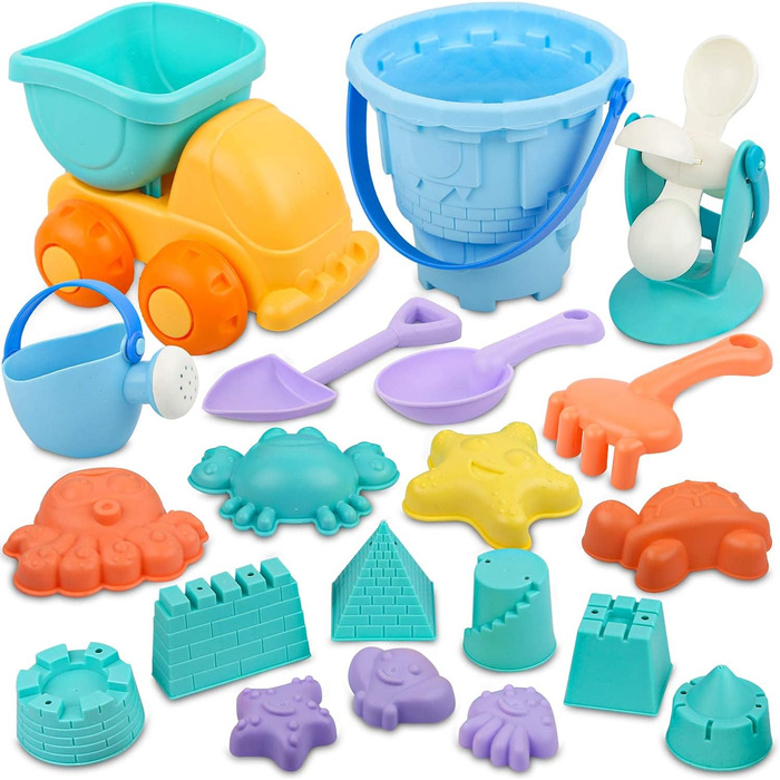 Dreamon Sand Strand Spielzeug for Kids Water Toys with Mesh Bag Set for Age 2, 3, 4