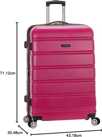 Чемодан для велосипеда Rockland Melbourne Hardside, розширюваний, 2 шт (20'/28'), Magenta