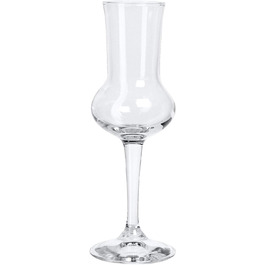 Бокали для бренді Bormioli Rocco Riserva Grappa 80 мл, скляні, прозорі, набір 6 шт.