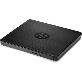 Зовнішній CD/DVD-привід HP (F6V97AA) з функцією запису, USB-інтерфейс, чорний
