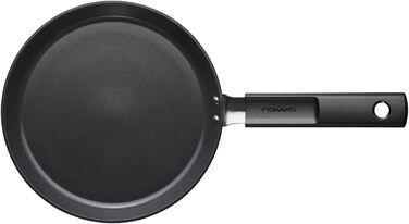 Сковорода для омлету Fiskars Hard Face 22 см, алюмінієва, антипригарна, підходить для всіх плит, чорна
