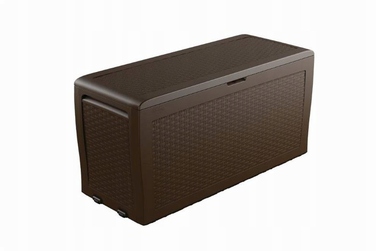 Садова скриня Keter Samoa Rattan Box 270 л, коричнева