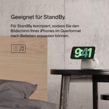 Беспроводная зарядная станция Belkin BoostCharge Pro 2-в-1 Qi2 15W MagSafe для iPhone, Apple Watch, AirPods (пісочний)