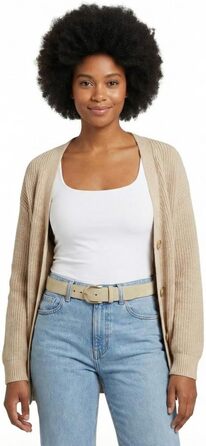 Жіночий ремінь Beltinger з велюру 3.5 см, бежевий з золотою пряжкою 90 см