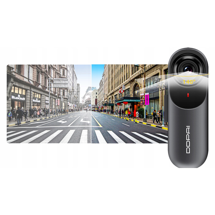 Автомобільний відеореєстратор DDPAI N3 Pro з GPS, задньою камерою та комплектом Hardwire Kit