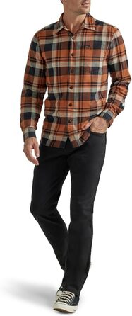 Чоловічі джинси Lee Extreme Motion Tapered Fit (34W/30L, Чорні) - Спортивні, еластичні