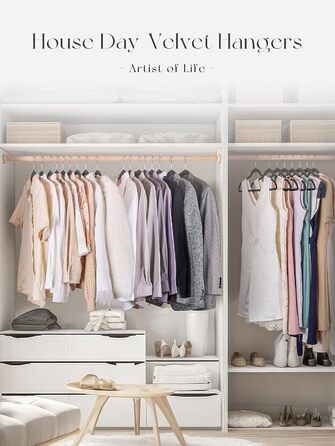 В'язки для одягу з велюру 20 шт. - В'язки для одягу, що економлять місце, для костюмів, тонкі антиковзаючі вішалки для штанів, поворотний гачок на 360°, широкі вішалки для одягу, міцні велюрові вішалки (Чорний)