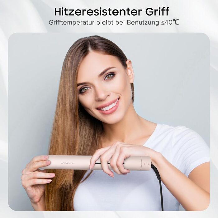 Випрямляч для волосся 2-в-1 з плойкою, 31 мм, кераміка, іонне покриття | Для створення локонів та випрямлення волосся