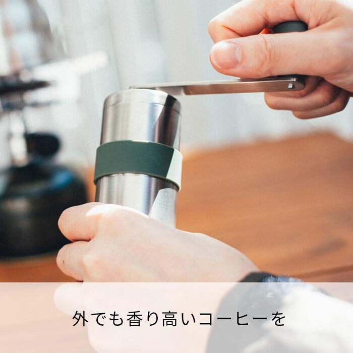 Кавомолка Hario V60 O-VMM-1-HSV з металу, 17 г, срібна, Made in Japan