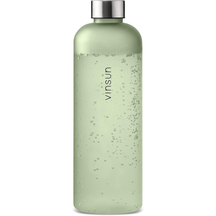 VINSUN Water Bottle 650ml, 1000ml, 1500ml - Leak-proof, Carbonated Drink Compatible, BPA-Free, Tritan - Lightweight Water Bottle for Sports, Outdoors, School, Biking, Office