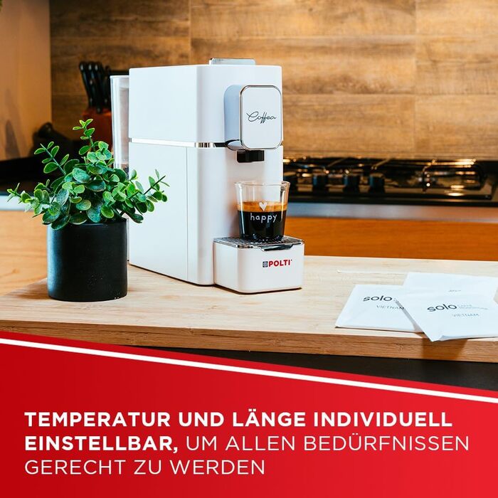 Еспресо-машина POLTI Coffea S15W, 0.85 л, білий колір