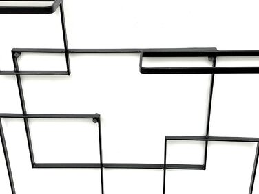 DanDiBo Wine Rack Metal Black Black Line Bottle Stand Bottle Shelf Bottle Holder Wall Shelf