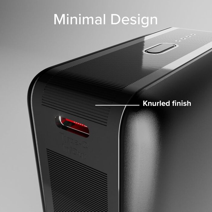 Power Bank SBS Slim 20000 mAh з AFC, LCD-дисплеєм та USB-C/USB-A: заряд для Apple, Samsung, MacBook, iPad, планшетів та ноутбуків