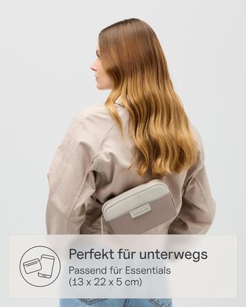 Kapten & Son Bauchtasche Bergen: жіноча/чоловіча сумка через плече, 0.8 л, колір Muted Clay