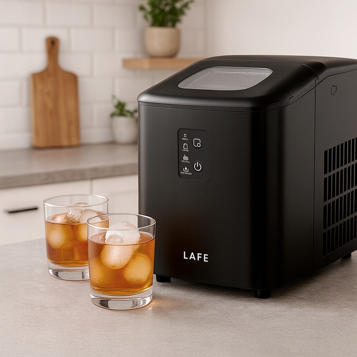 Льодогенератор Lafe Ice Cube Maker, чорний, 120 Вт