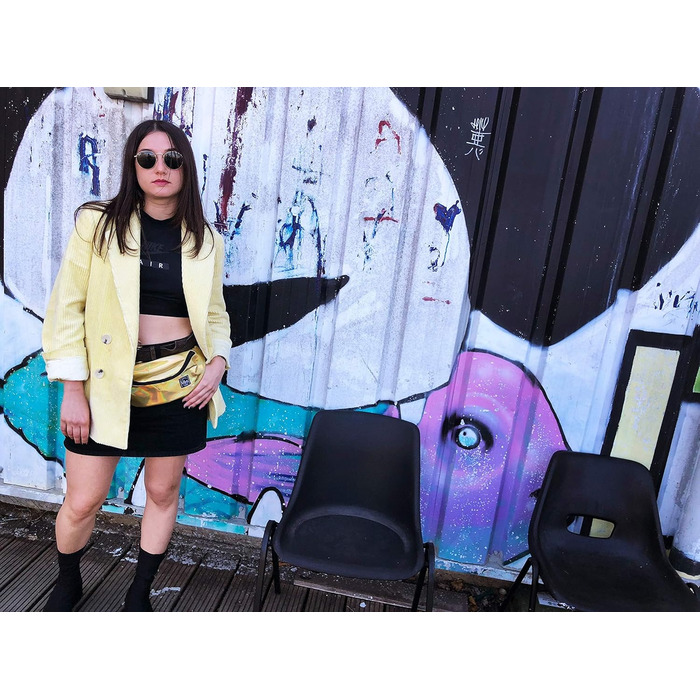 Поясна сумка Vibe Bauchtasche - поясна/стегнова сумка для жінок, чоловіків та дітей, універсальний розмір, золота