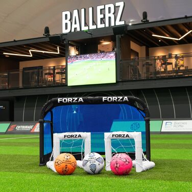 Ворота для футболу FORZA Garten – 5 розмірів, міцні, стійкі до погодних умов, для дітей та дорослих, швидкий монтаж (41x41 см)
