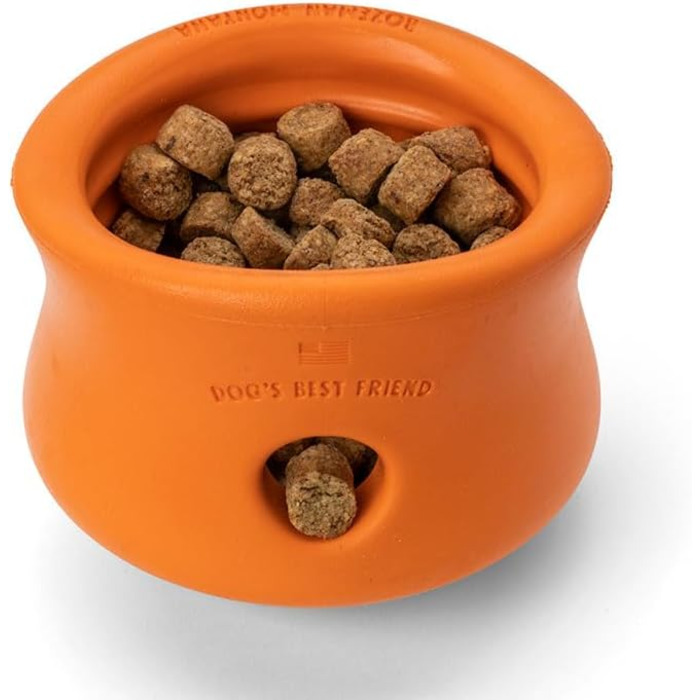 WEST PAW Zogoflex Toppl Treat Dispenser Dog Toy Puzzle - Interactive Chew Toy for Dogs - Dog Toy for Moderate Chewers, Fetch, Catch - Holds Dry Food, Treats, XL