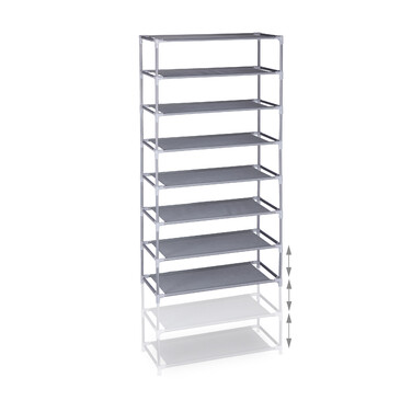 Розеткова система Relaxdays Shoe Rack 10 рівнів