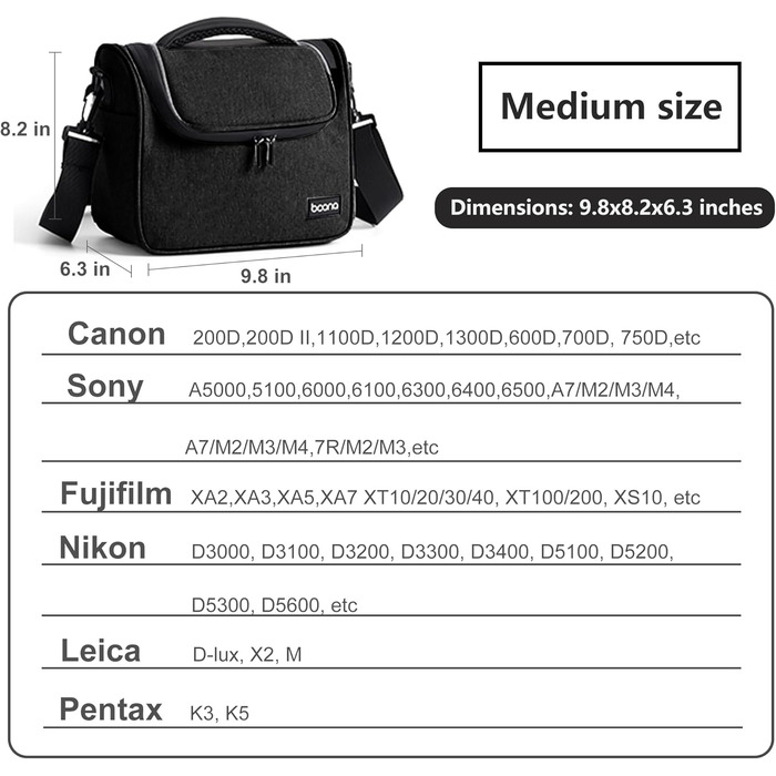 Чохол для камери Linpr: водонепроникний, для дзеркальних/беззеркальних фотоапаратів Canon, Sony, Nikon