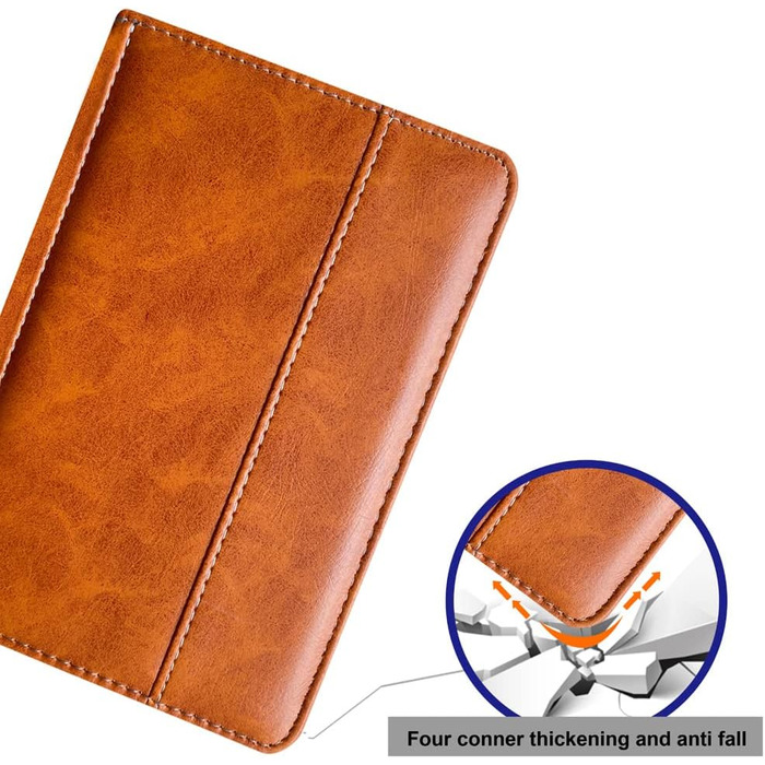 Чохол для Sony PRS-T2/PRS-T1 (6 дюймів), захисний чохол для eReader, PU-шкіра, колір коричневий