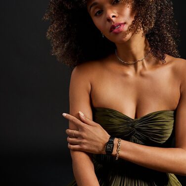 Жіночий кварцовий годинник Fossil Raquel зі сталевим браслетом, 23 мм, колір Smokey Black
