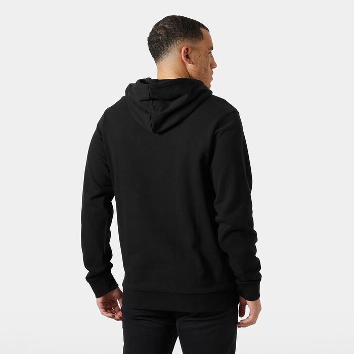 Чоловіча толстовка-худі Helly Hansen HH Logo з капюшоном, чорна, розмір XL
