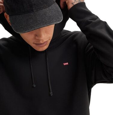 Чоловічий худі-світшот Levi's, розмір XL, колір Mineral Black
