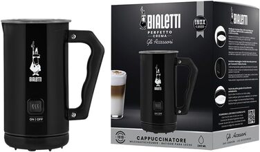 Електричний спінювач молока Bialetti Milch Frother, 150 мл, чорний
