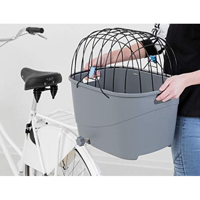 Кошик на багажник для велосипеда TRIXIE, пластик/метал, 3000 г, 36 x 47 x 46 см