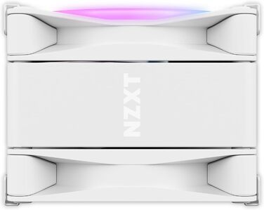 Охолоджувач повітряної циркуляції NZXT T120 RGB - білий, 120 мм, для Intel/AMD, 4 теплові трубки