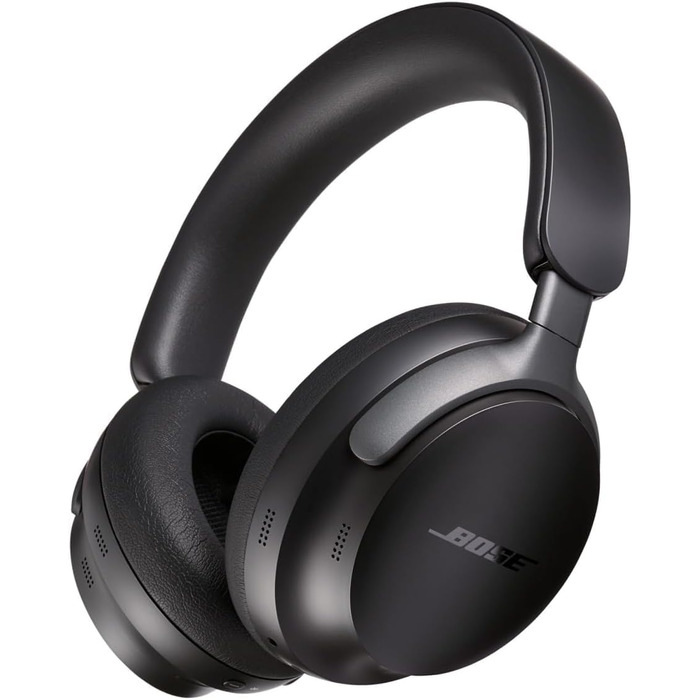 Бездротові навушники Bose QuietComfort Ultra Over-Ear з активним шумозаглушенням, Spatial Audio (просторовий звук), до 24 годин автономної роботи, чорні
