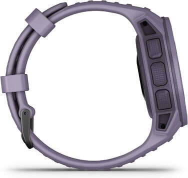 Garmin Instinct - водонепроникний GPS-годинник зі спортивними та фітнес-функціями. Вимірювання частоти серцевих скорочень на зап'ясті, фітнес-трекер та сповіщення зі смартфона. Різні моделі (Instinct Solar, Lila)