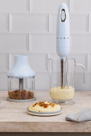 Блендер Smeg HBF03PBEU Stabmixer, пастельно-блакитний